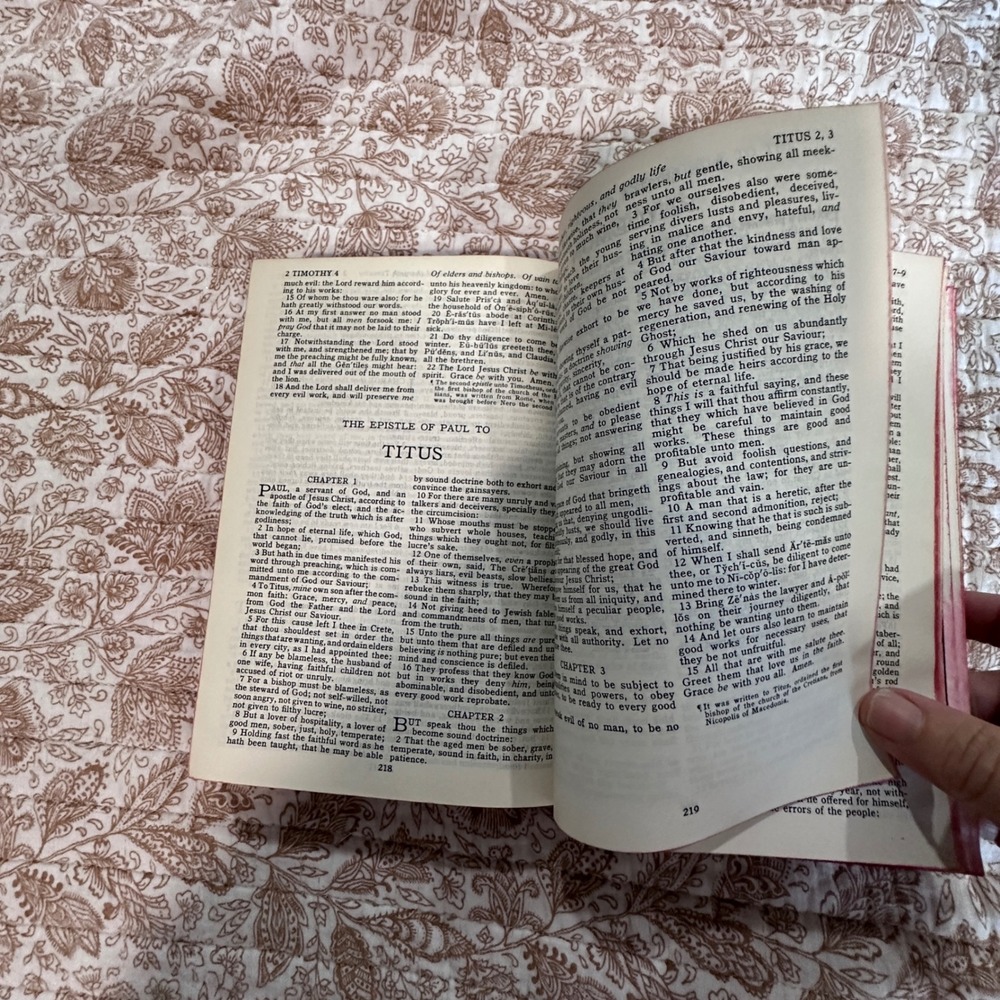 Holy Bible King James Version KJV American Bible Society 1963 Black Hardcover - Picture 9 of 11